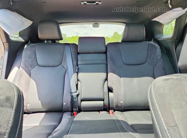 2T2BAMCA4PC024217 2023 LEXUS RX Gray Widok tylnych siedzeń