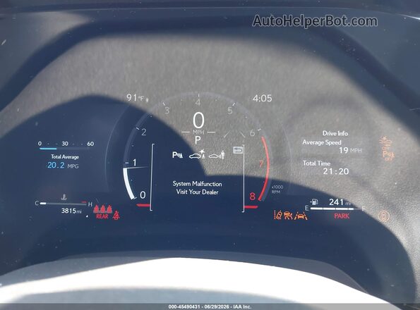 2T2BAMCA4SC109342 2025 LEXUS RX 350 Dark Blue Հետևի նստատեղերի տեսք