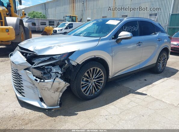 2T2BAMCA5PC008172 2023 LEXUS RX 350 Silver წინა მარცხენა ხედი სამი მეოთხედიდან