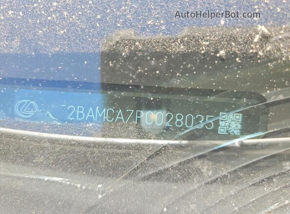 2T2BAMCA7PC028035 2023 LEXUS RX White VIN sticker view