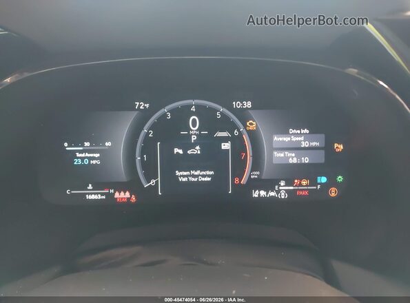 2T2BAMCA7SC109402 2025 LEXUS RX 350 Gray Widok tylnych siedzeń