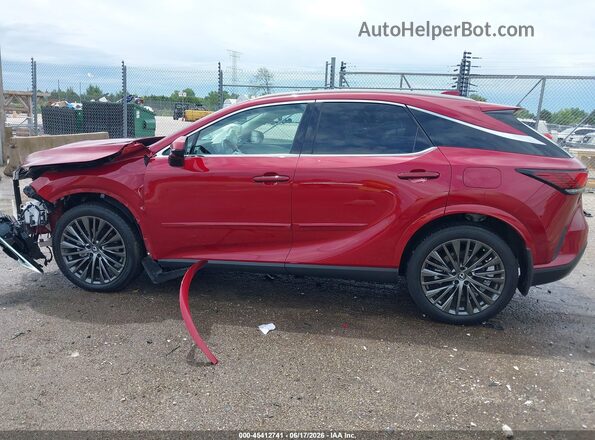 2T2BAMCA7SC119766 2025 LEXUS RX 350 Red Rear left
