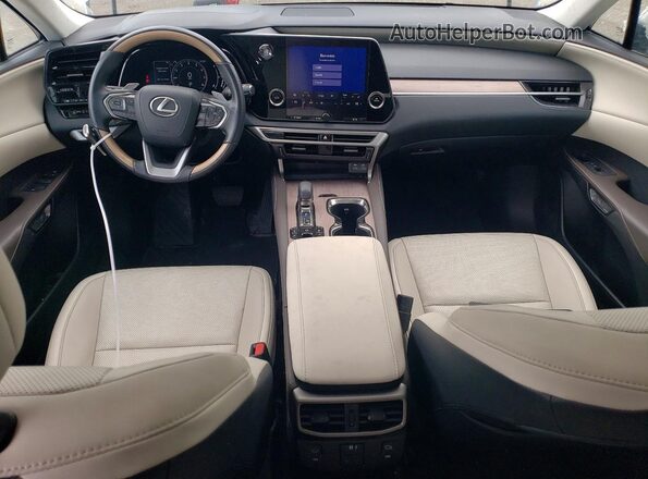 2T2BAMCA9RC050010 2024 LEXUS RX White წინა პანელის ხედი
