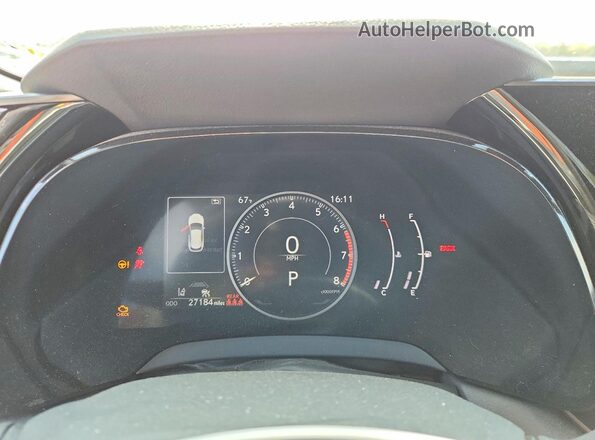 2T2BAMCAXPC019622 2023 LEXUS RX Silver Instrument cluster view