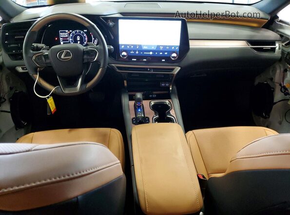 2T2BAMCAXPC020849 2023 LEXUS RX White Dashboard view