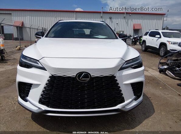 2T2BAMCAXSC111211 2025 LEXUS RX 350 White Widok zestawu wskaźników