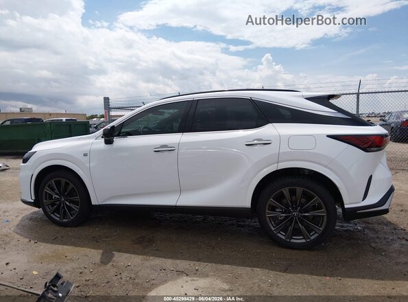 2T2BAMCAXSC111211 2025 LEXUS RX 350 White Widok wnętrza 360 stopni