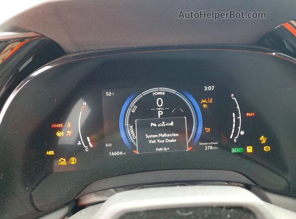 2T2BBMCA0PC021974 2023 LEXUS RX White Instrument cluster view