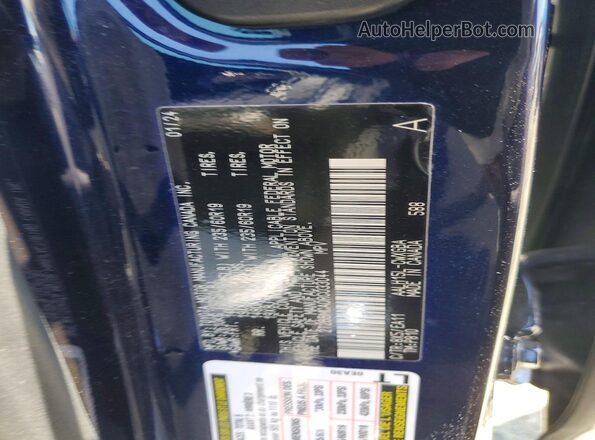 2T2BBMCA0RC033044 2024 LEXUS RX Синий Вид наклейки с VIN-кодом