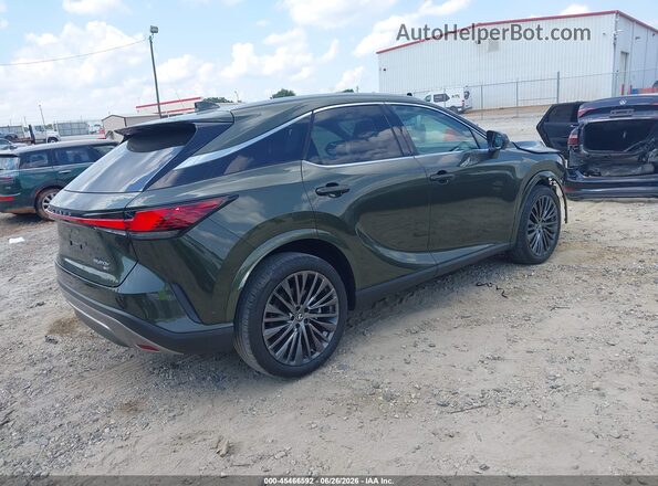 2T2BBMCA1SC074885 2025 LEXUS RX 350H Green Trasero derecho