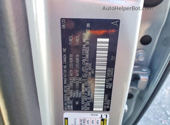 2T2BBMCA2SC098175 2025 LEXUS RX Silver Widok wnętrza 360 stopni