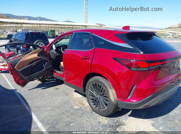 2T2BBMCA2SC102807 2025 LEXUS RX 350H Red უკანა მარცხენა