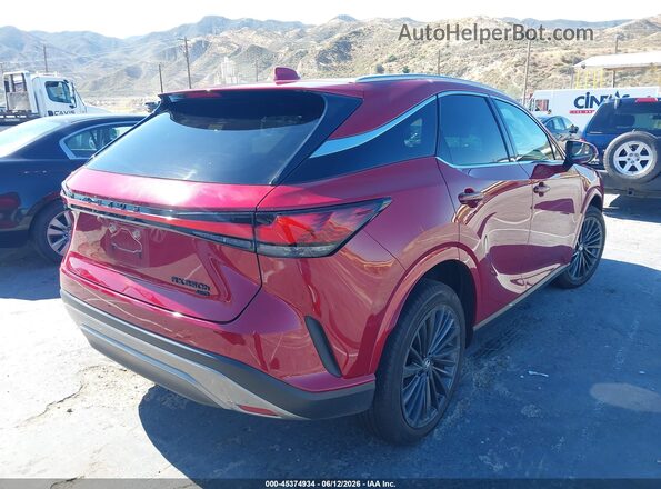 2T2BBMCA2SC102807 2025 LEXUS RX 350H Red უკანა მარჯვენა
