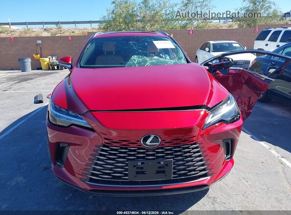 2T2BBMCA2SC102807 2025 LEXUS RX 350H Red ხელსაწყოთა პანელის ხედი