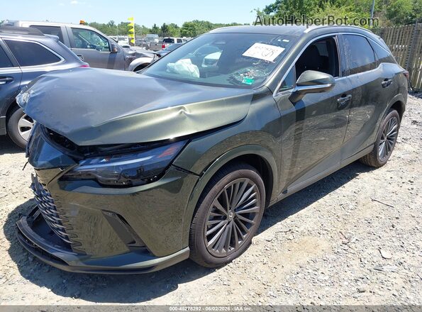 2T2BBMCA4SC104218 2025 LEXUS RX 350H Green Vista tres cuartos delantera izquierda