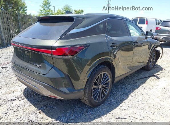 2T2BBMCA4SC104218 2025 LEXUS RX 350H Green Trasero derecho