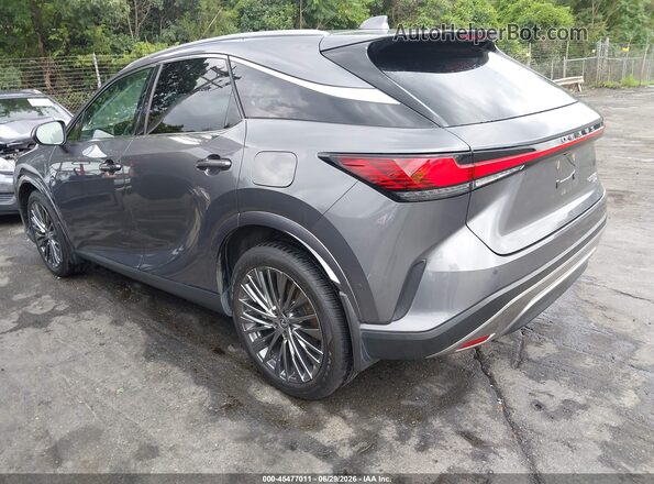 2T2BBMCA5PC002465 2023 LEXUS RX 350H Gray Trasero izquierdo