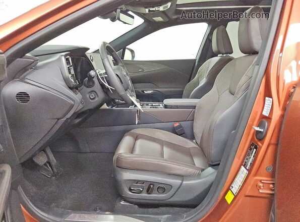 2T2BBMCA5RC036568 2024 LEXUS RX Orange Widok wnętrza z przodu