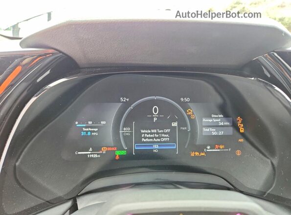 2T2BBMCA5SC070824 2025 LEXUS RX Black Вид щитка приладів