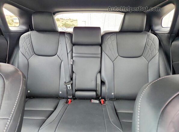 2T2BBMCA5SC070824 2025 LEXUS RX Black Вид задніх сидінь