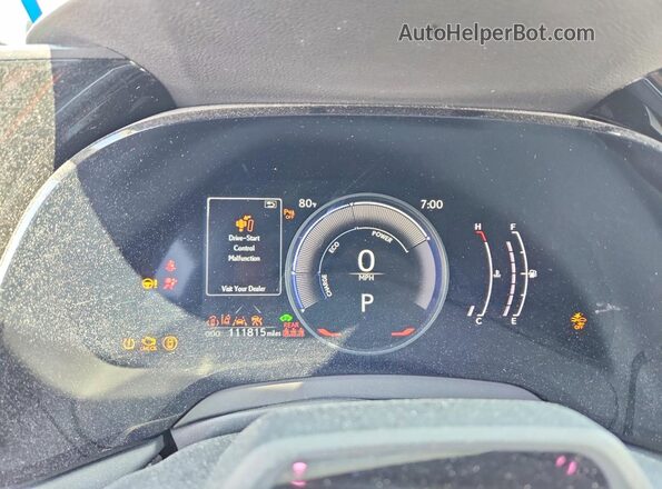 2T2BBMCA6PC017105 2023 LEXUS RX Blue Սարքավորումների վահանակի տեսք