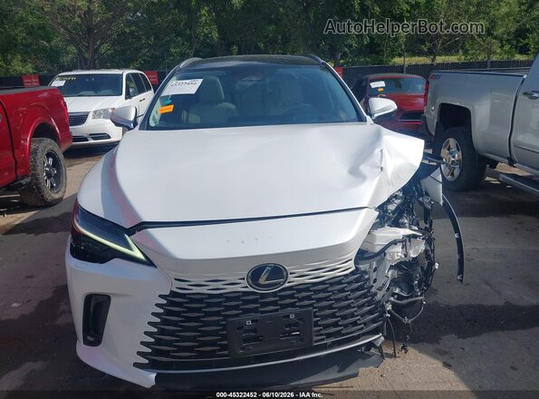 2T2BBMCA6RC035509 2024 LEXUS RX 350H White ხელსაწყოთა პანელის ხედი