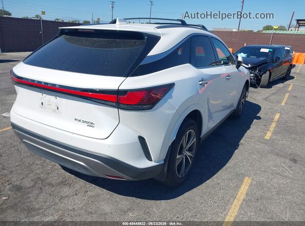 2T2BBMCA6RC041052 2024 LEXUS RX 350H White Задня права чверть