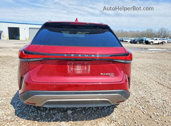 2T2BBMCA6RC045263 2024 LEXUS RX Red Vista trasera