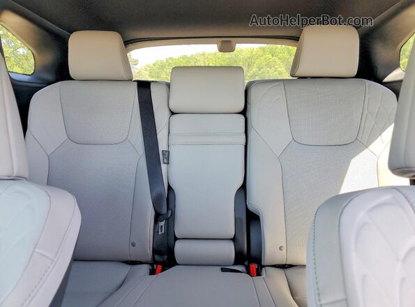 2T2BBMCA7PC009238 2023 LEXUS RX Silver უკანა სავარძლების ხედი