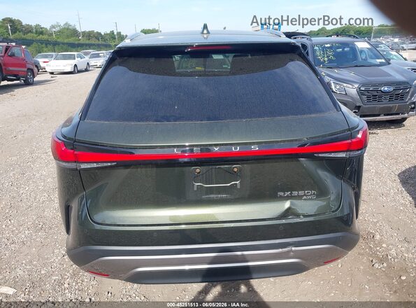 2T2BBMCA8SC075581 2025 LEXUS RX 350H Green 