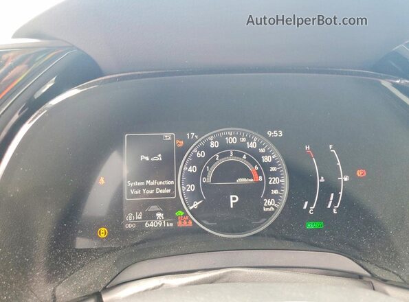2T2BBMCA9PC020287 2023 LEXUS RX Gray Instrument cluster view