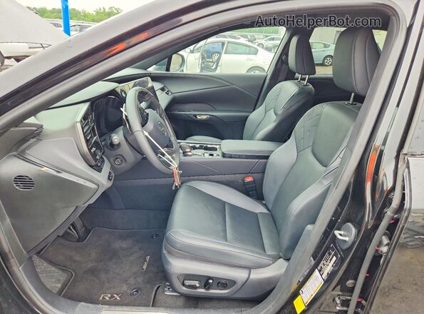 2T2BBMCAXSC087456 2025 LEXUS RX Black წინა სალონის ხედი