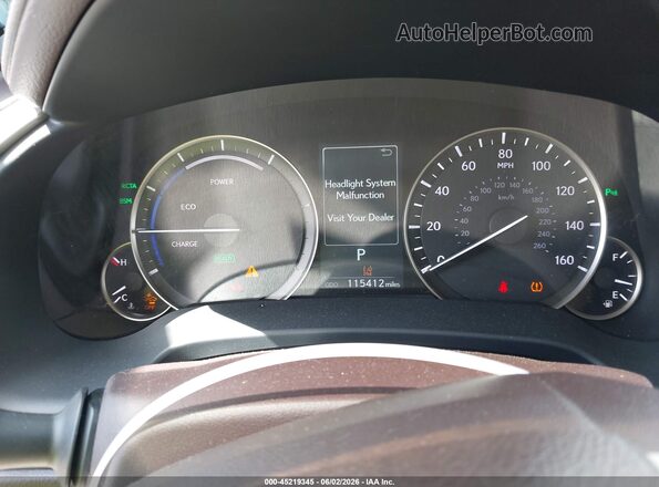2T2BGMCA0HC017796 2017 LEXUS RX 450H Gray Вид задніх сидінь