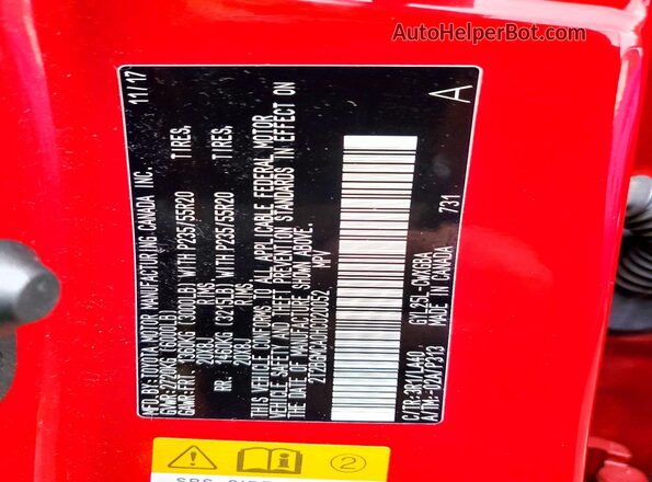 2T2BGMCA0HC020052 2017 LEXUS RX Red 