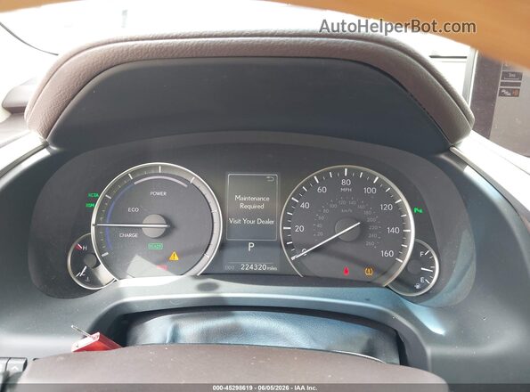 2T2BGMCA1GC003775 2016 LEXUS RX 450H Silver Հետևի նստատեղերի տեսք