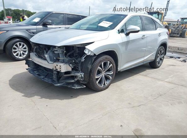2T2BGMCA1GC003775 2016 LEXUS RX 450H Silver Առջևի ձախ երեք քառորդ տեսարան