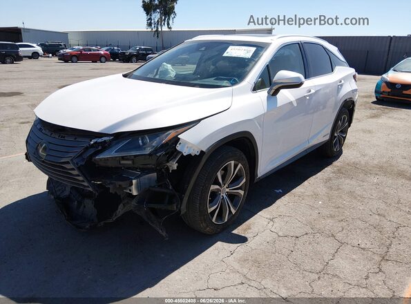 2T2BGMCA1HC011084 2017 LEXUS RX 450H White წინა მარცხენა ხედი სამი მეოთხედიდან
