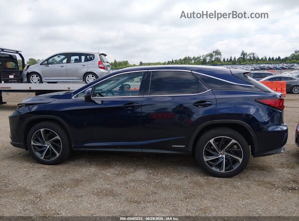 2T2BGMCA1JC023158 2018 LEXUS RX 450H Blue Widok wnętrza 360 stopni