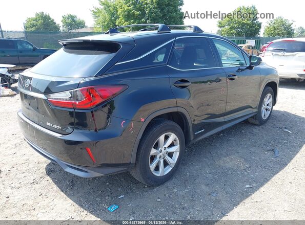 2T2BGMCA2GC004448 2016 LEXUS RX 450H Black Tył prawy