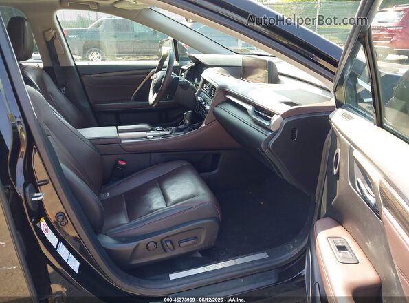 2T2BGMCA2GC004448 2016 LEXUS RX 450H Black Widok wnętrza z przodu