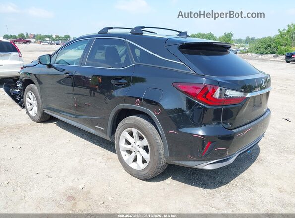 2T2BGMCA2GC004448 2016 LEXUS RX 450H Black Tył lewy