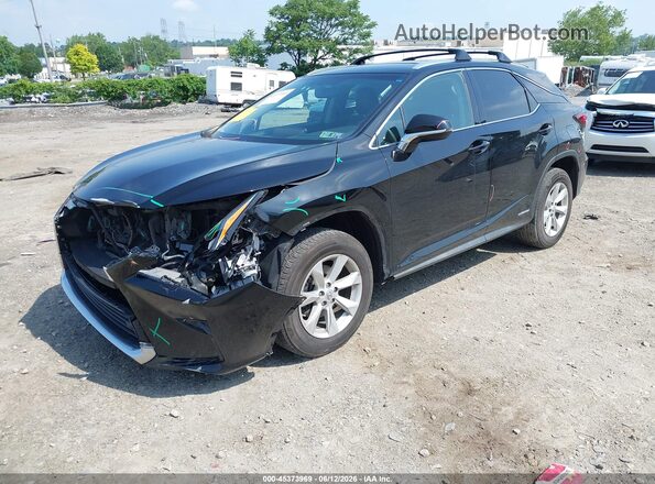 2T2BGMCA2GC004448 2016 LEXUS RX 450H Black Przód lewy