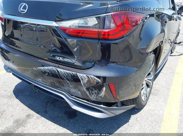 2T2BGMCA3JC024120 2018 LEXUS RX 450H Black 