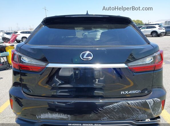 2T2BGMCA3JC024120 2018 LEXUS RX 450H Black 