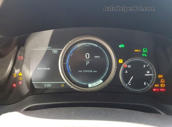 2T2BGMCA4HC018448 2017 LEXUS RX Silver Vista del cuadro de instrumentos