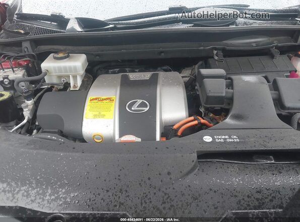 2T2BGMCA6HC012165 2017 LEXUS RX 450H Красный Вид сзади