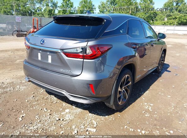 2T2BGMCA7JC024234 2018 LEXUS RX 450H Серый Задняя правая четверть