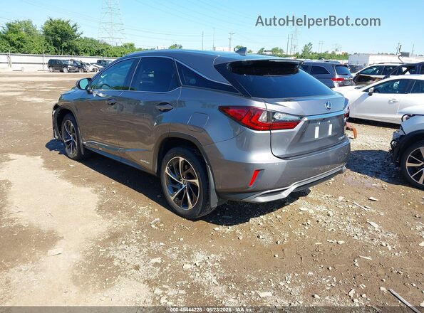 2T2BGMCA7JC024234 2018 LEXUS RX 450H Серый Задняя левая четверть
