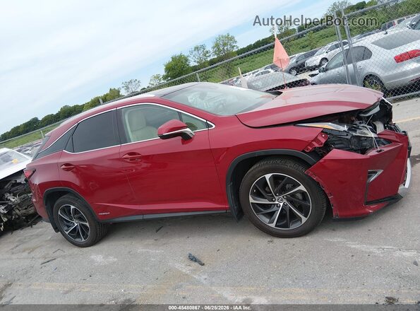 2T2BGMCA7JC029417 2018 LEXUS RX 450H Коричневый Вид задней части салона