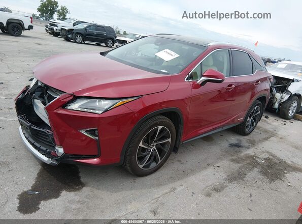 2T2BGMCA7JC029417 2018 LEXUS RX 450H Коричневый Передняя левая четверть